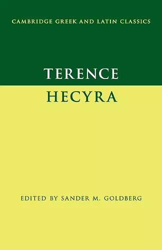 Terence: Hecyra cover