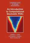 An Introduction to Computational Stochastic PDEs cover