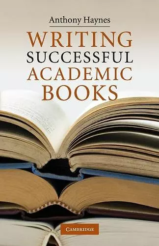 Writing Successful Academic Books cover