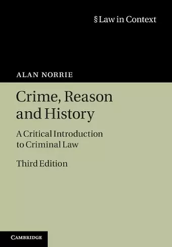 Crime, Reason and History cover