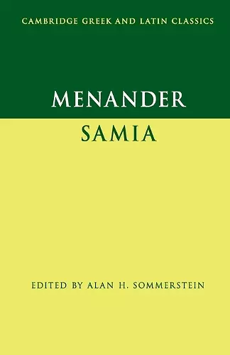 Menander: Samia (The Woman from Samos) cover