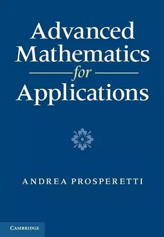 Advanced Mathematics for Applications cover