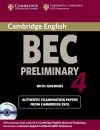 Cambridge BEC 4 Preliminary Self-study Pack (Student's Book with answers and Audio CD) cover