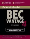 Cambridge BEC 4 Vantage Student's Book with answers cover