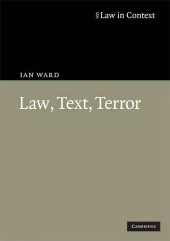 Law, Text, Terror cover