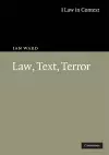 Law, Text, Terror cover