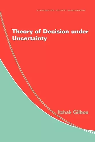 Theory of Decision under Uncertainty cover