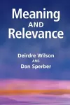 Meaning and Relevance cover