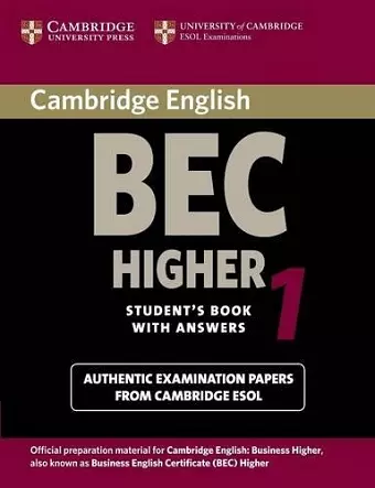 Cambridge BEC Higher 1 cover