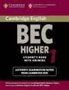 Cambridge BEC Higher 1 cover