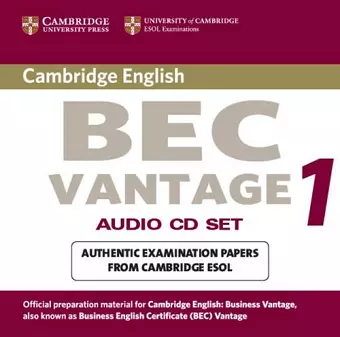 Cambridge BEC Vantage Audio CD Set (2 CDs) cover