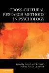 Cross-Cultural Research Methods in Psychology cover