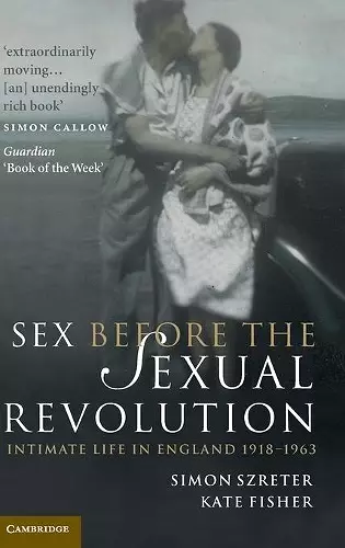 Sex Before the Sexual Revolution cover