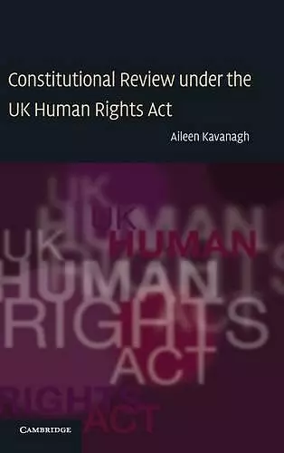 Constitutional Review under the UK Human Rights Act cover