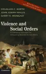Violence and Social Orders cover