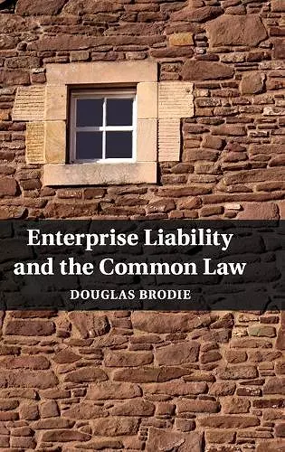 Enterprise Liability and the Common Law cover