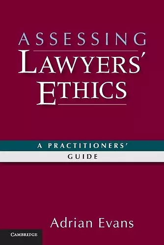 Assessing Lawyers' Ethics cover