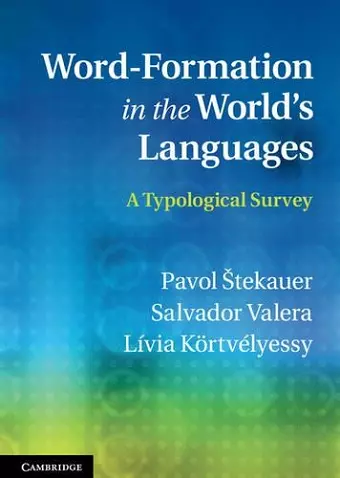 Word-Formation in the World's Languages cover