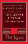 The Great Gatsby – Variorum Edition cover