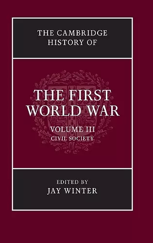 The Cambridge History of the First World War cover