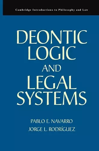 Deontic Logic and Legal Systems cover