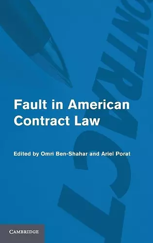 Fault in American Contract Law cover