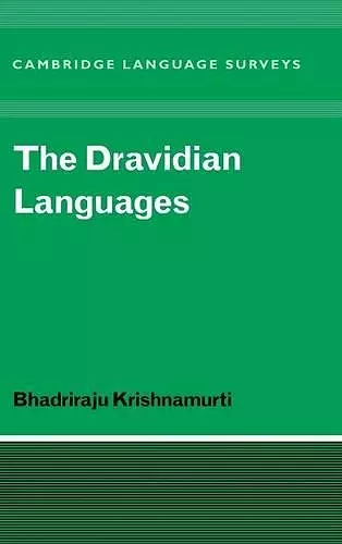 The Dravidian Languages cover