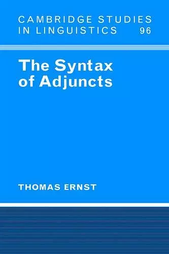 The Syntax of Adjuncts cover