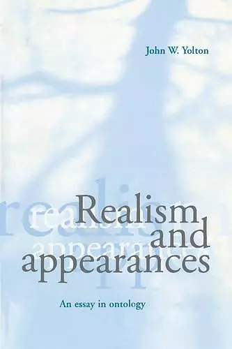 Realism and Appearances cover