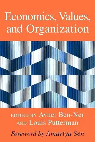 Economics, Values, and Organization cover