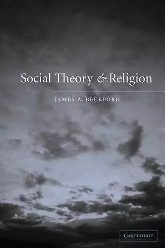 Social Theory and Religion cover