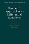 Geometric Approaches to Differential Equations cover