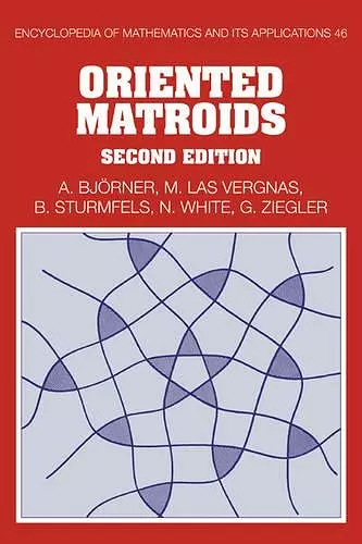 Oriented Matroids cover