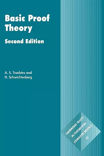 Basic Proof Theory cover