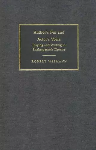 Author's Pen and Actor's Voice cover