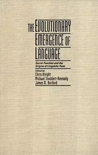 The Evolutionary Emergence of Language cover