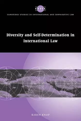 Diversity and Self-Determination in International Law cover