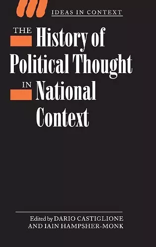 The History of Political Thought in National Context cover