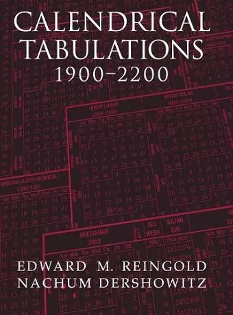 Calendrical Tabulations, 1900–2200 cover