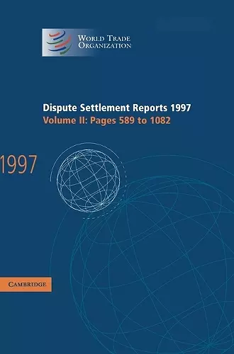 Dispute Settlement Reports 1997 cover