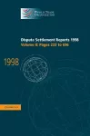 Dispute Settlement Reports 1998: Volume 2, Pages 233-696 cover