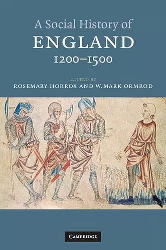 A Social History of England, 1200–1500 cover