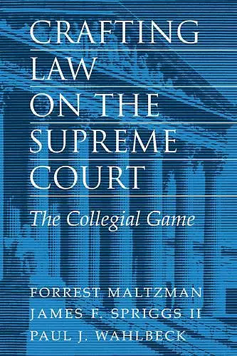 Crafting Law on the Supreme Court cover