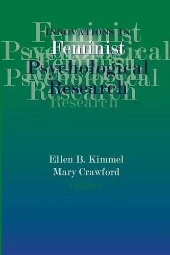 Innovations in Feminist Psychological Research cover