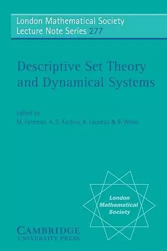 Descriptive Set Theory and Dynamical Systems cover