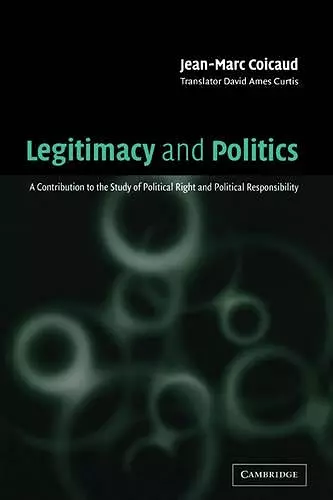 Legitimacy and Politics cover