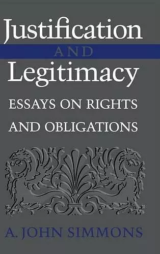 Justification and Legitimacy cover