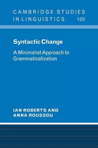 Syntactic Change cover