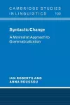 Syntactic Change cover