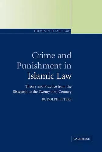 Crime and Punishment in Islamic Law cover